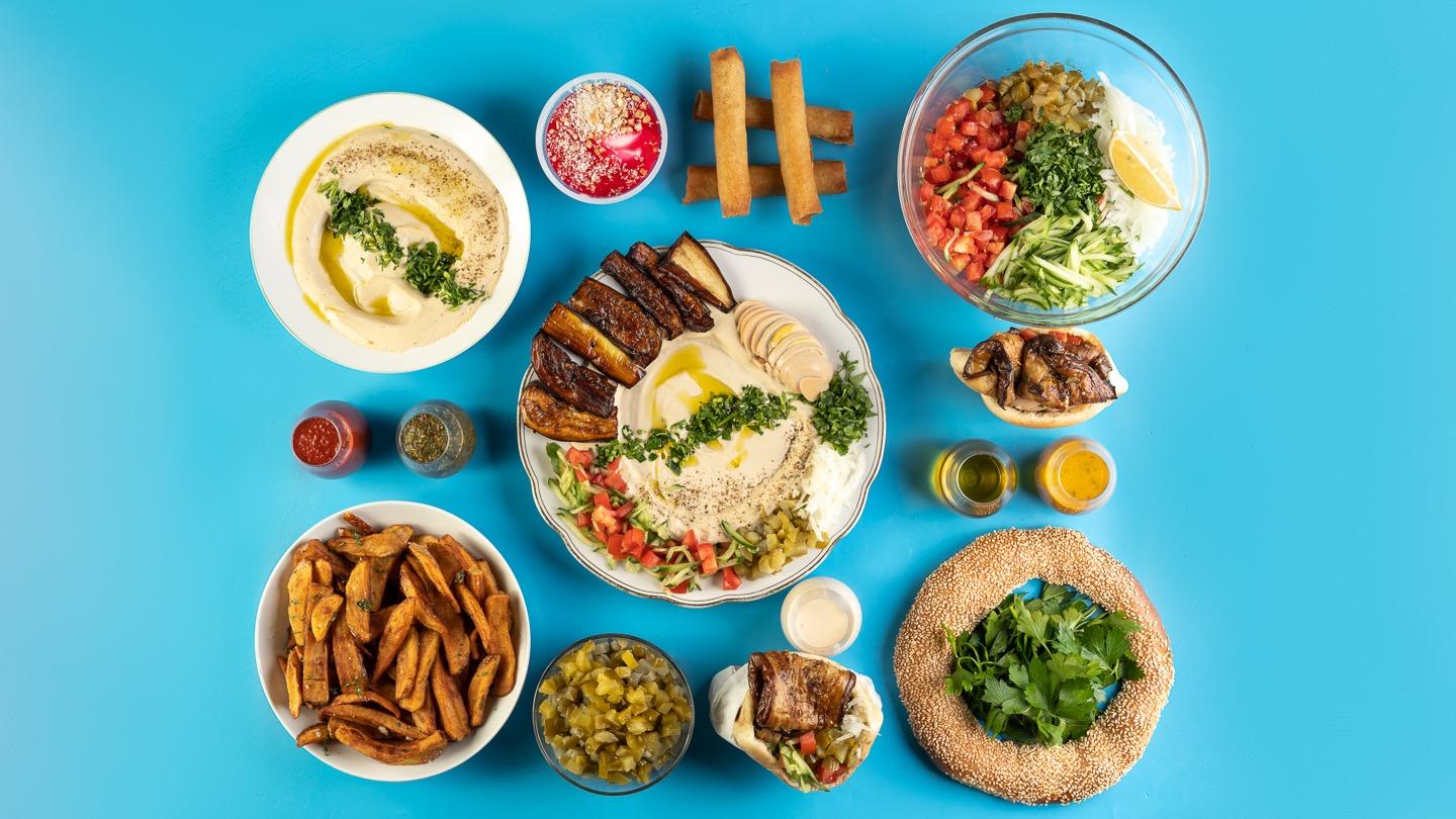 תמונת שולחן שוק סביח